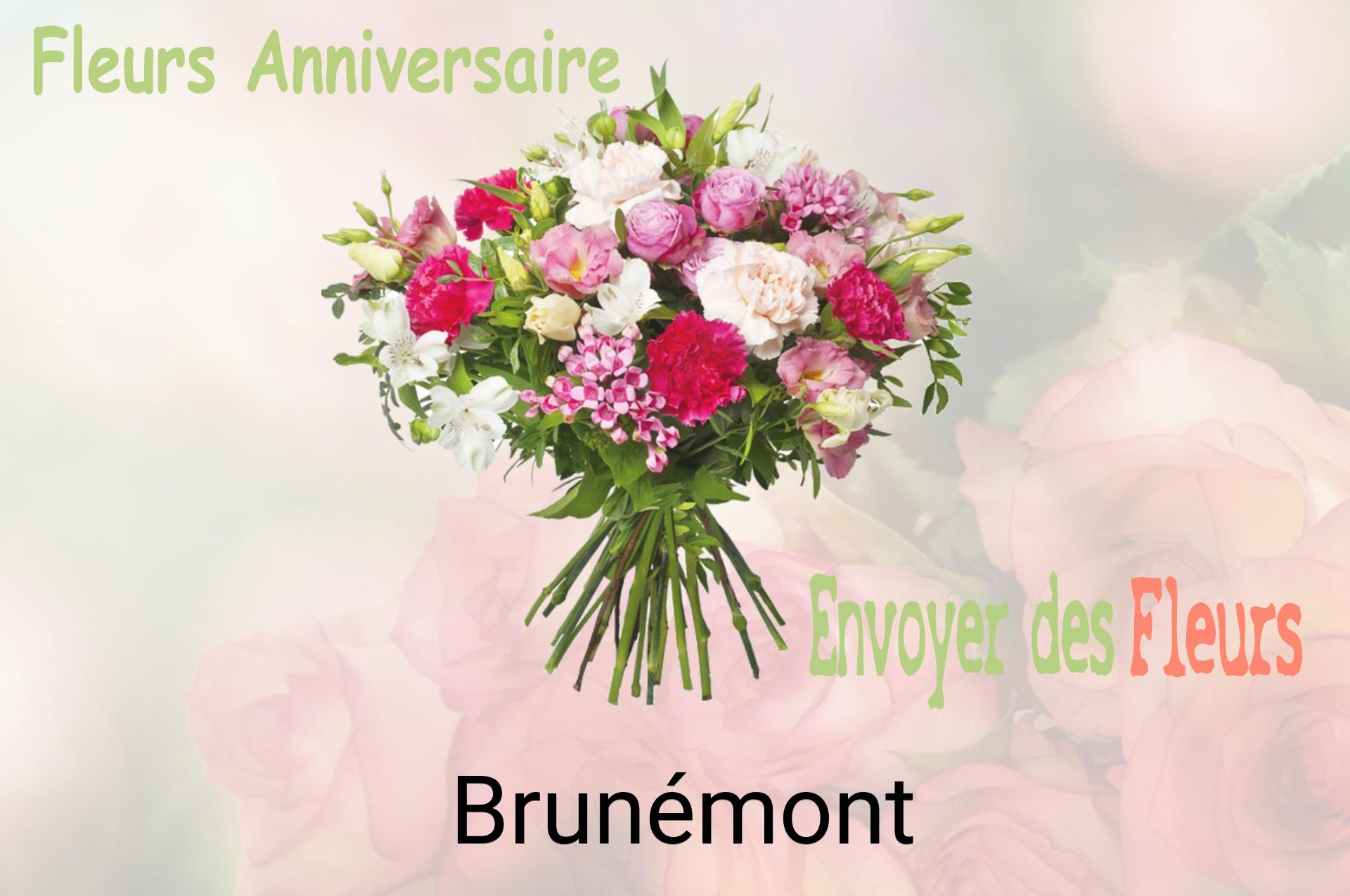 Bouquet de fleurs d’anniversaire livré à Brunémont